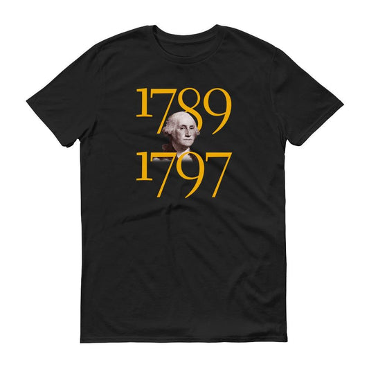 George Washington Truth Will Prevail Quote and Portrait Adult Short Sleeve T-Shirt