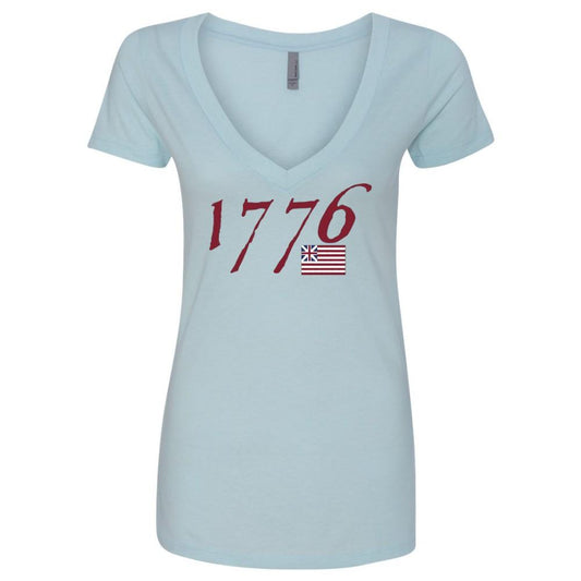 We Hold These Truths July 4, 1776 V-neck shirt-0