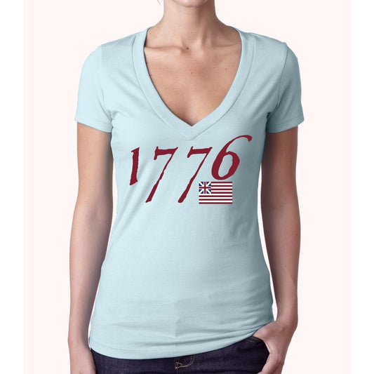 We Hold These Truths July 4, 1776 V-neck shirt-1