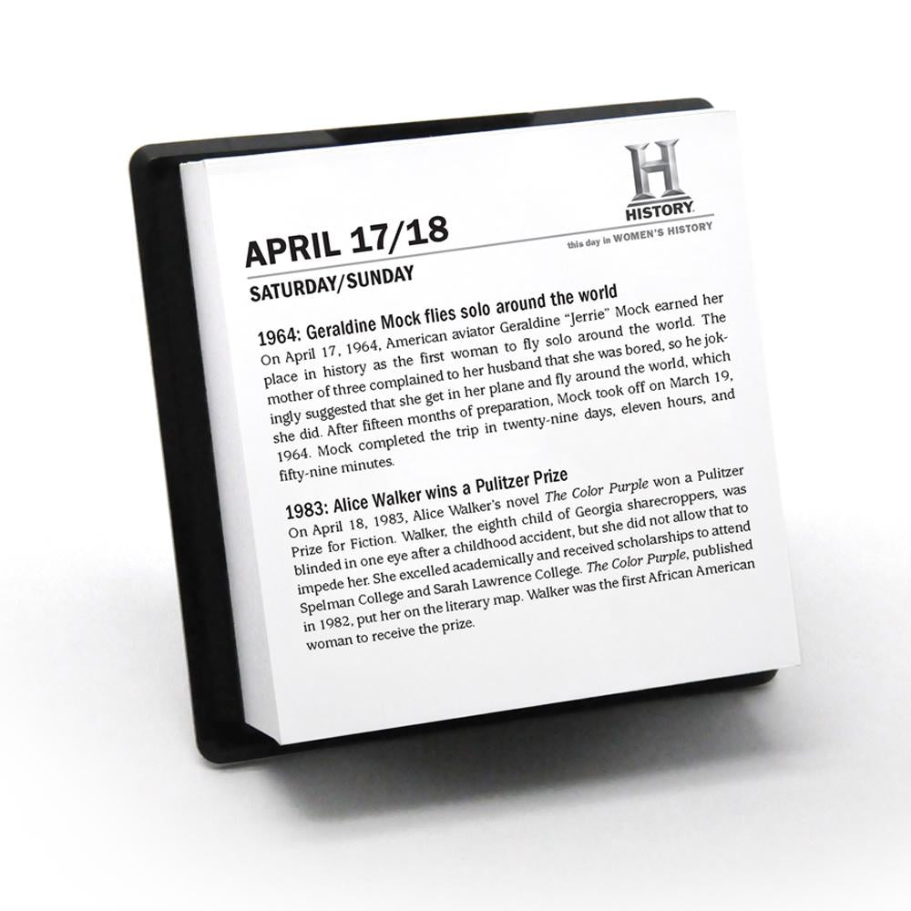 2021 History Channel This Day in Women's History Boxed Calendar