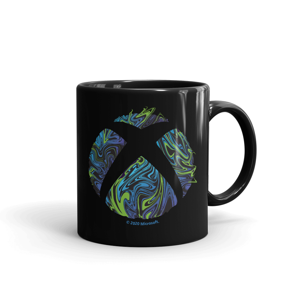 XBOX Marble Sphere Black Coffee Mug