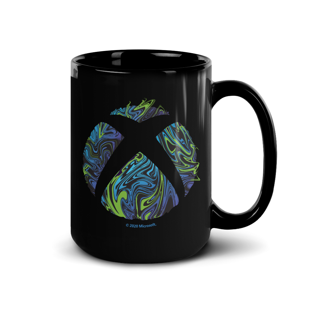 XBOX Marble Sphere Black Coffee Mug