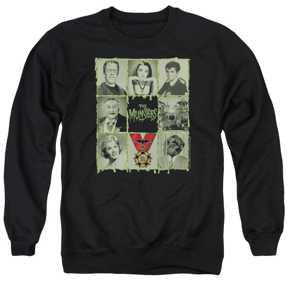 The Munsters Blocks Crew Neck Sweatshirt