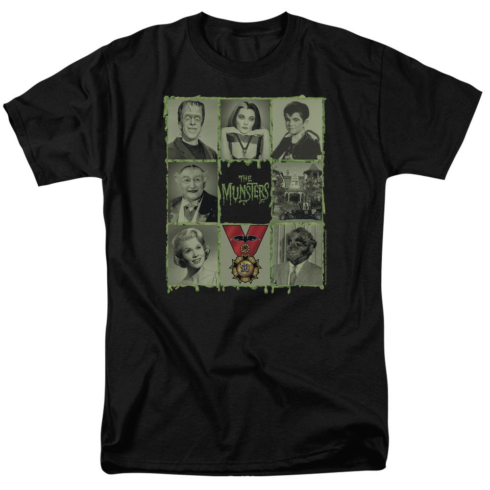 The Munsters Blocks Short Sleeve T-Shirt