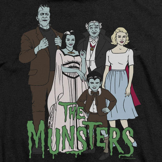 The Munsters The Family Women's Short Sleeve T-Shirt-1