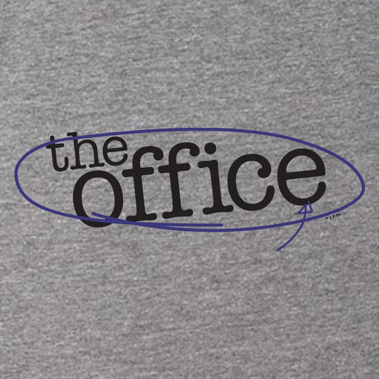 The Office Circled Logo Men's Tri-Blend Short Sleeve T-Shirt-1