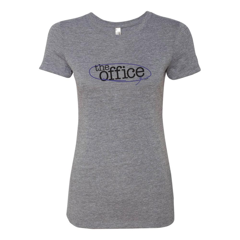 The Office Circled Logo Women's Tri-Blend Short Sleeve T-Shirt