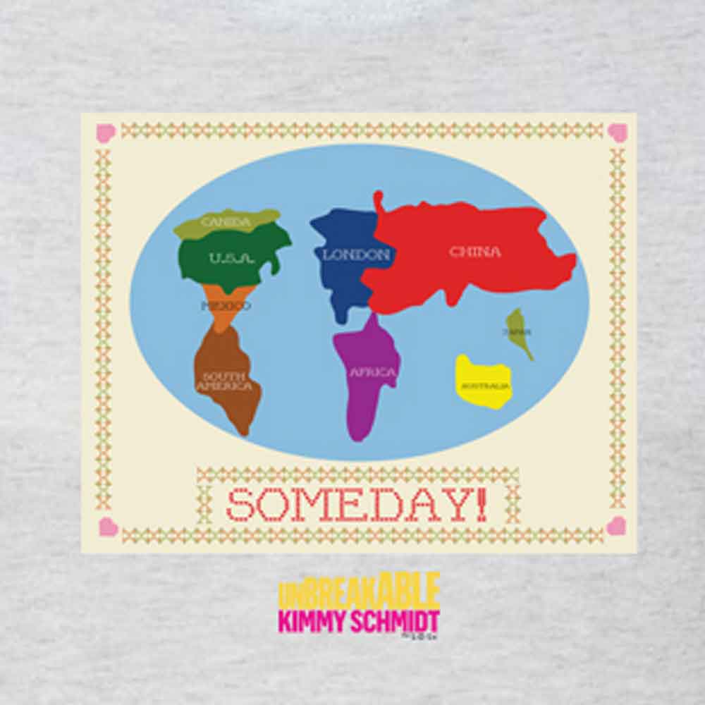 Unbreakable Kimmy Schmidt Someday Cross Stitch Women's Tri-Blend Short Sleeve T-Shirt