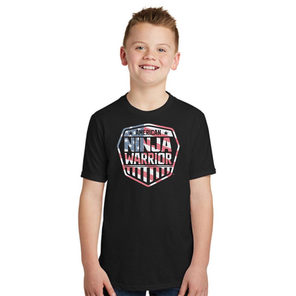 American Ninja Warrior Americana Youth T-shirt