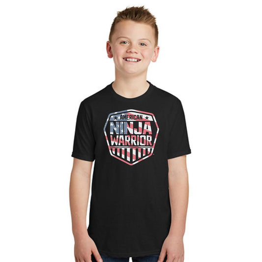 American Ninja Warrior Americana Youth T-shirt-0