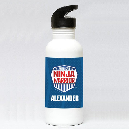 Personalized American Ninja Warrior Water Bottle-0