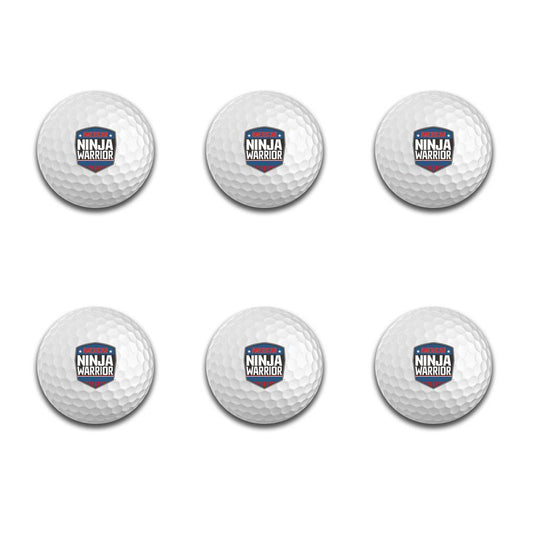 American Ninja Warrior Golf Balls - Set of 6-1