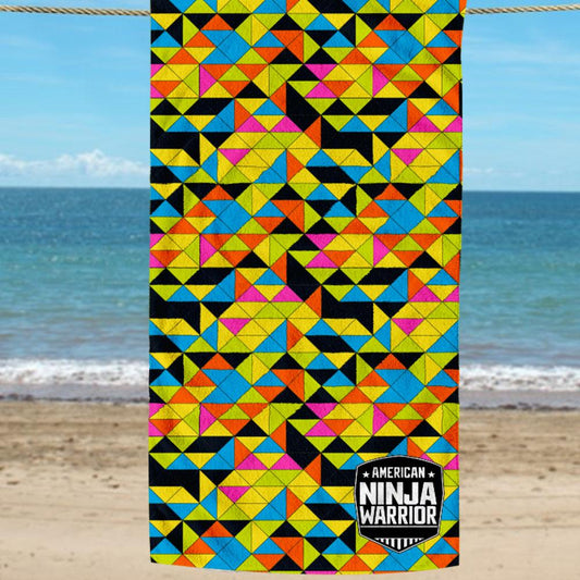 American Ninja Warrior Beach Towel