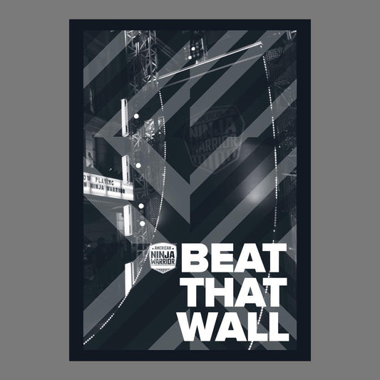 American Ninja Warrior Beat That Wall Wall Art-2