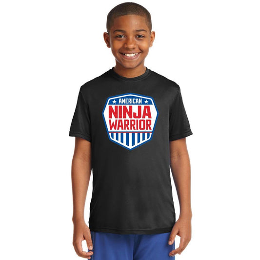 American Ninja Warrior Kids Performance T-Shirt-0