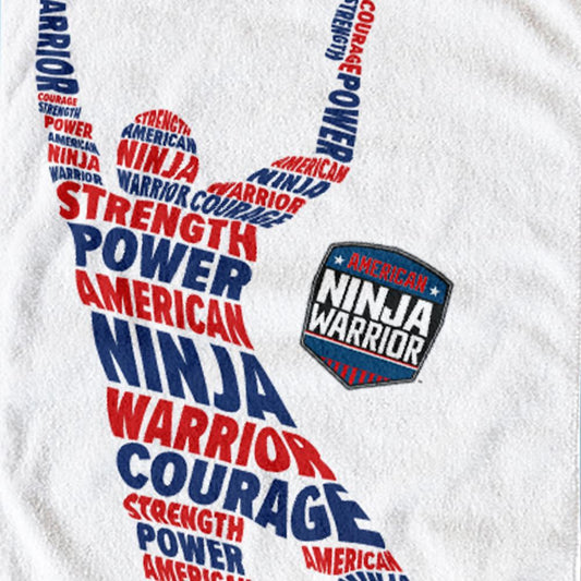 American Ninja Warrior Hang Tough Beach Towel-1