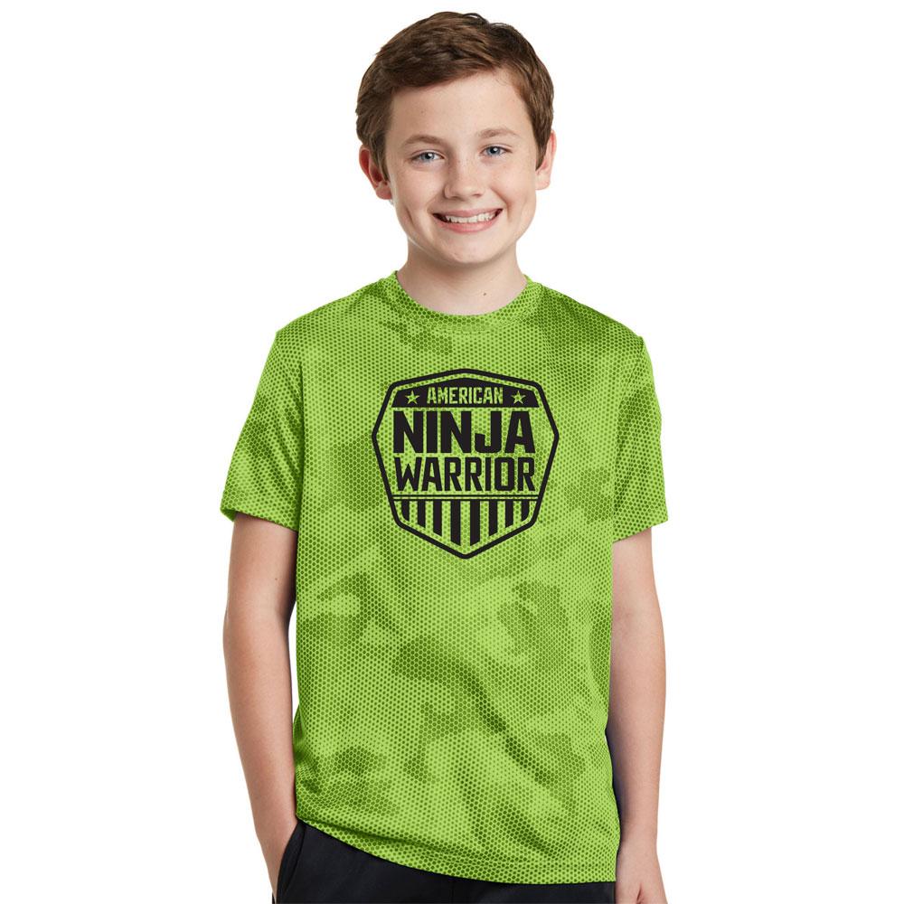 American Ninja Warrior Kids Camo Performance T-Shirt