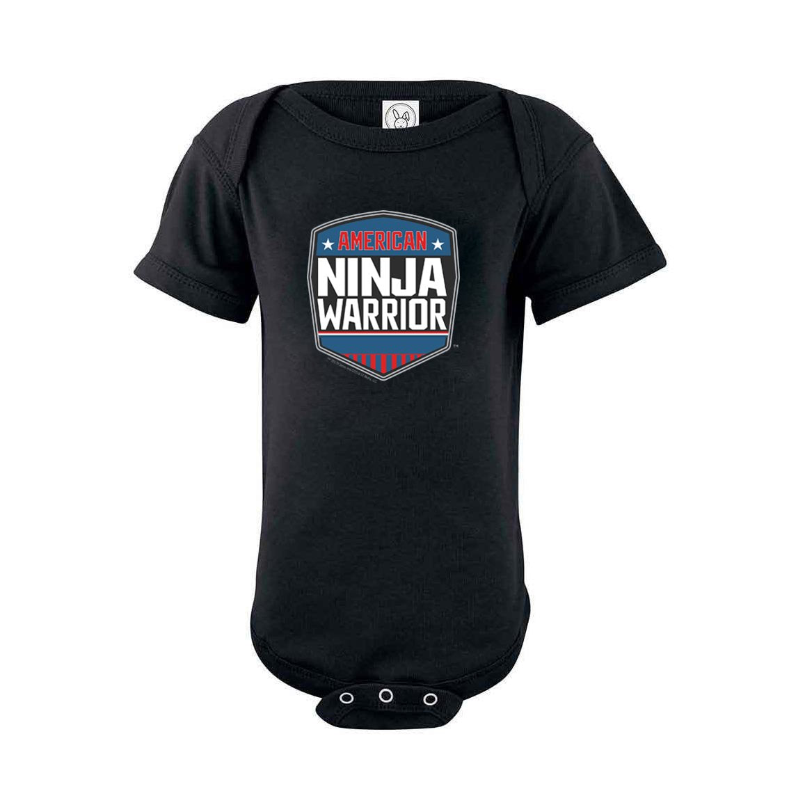 American Ninja Warrior Logo Baby Bodysuit