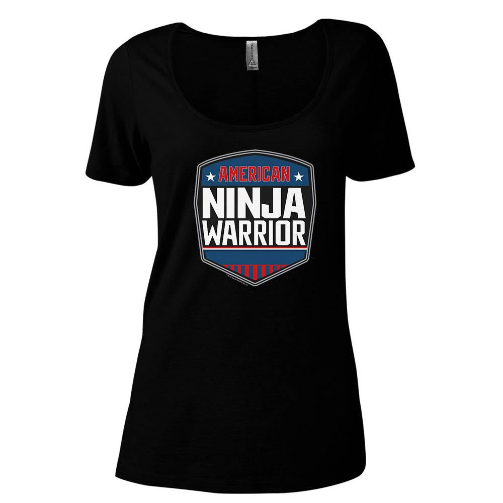 American Ninja Warrior Logo Women's Relaxed Scoop Neck T-Shirt