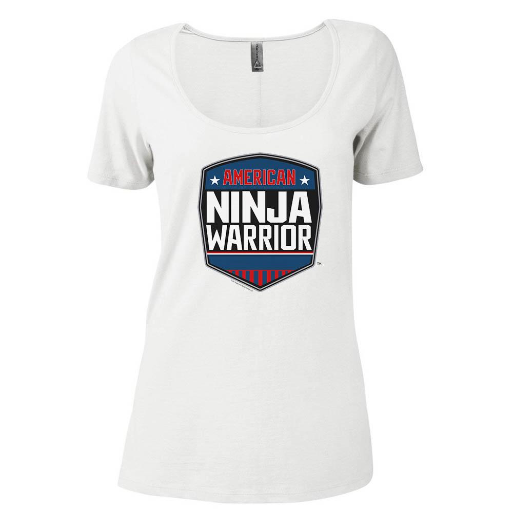 American Ninja Warrior Logo Women's Relaxed Scoop Neck T-Shirt