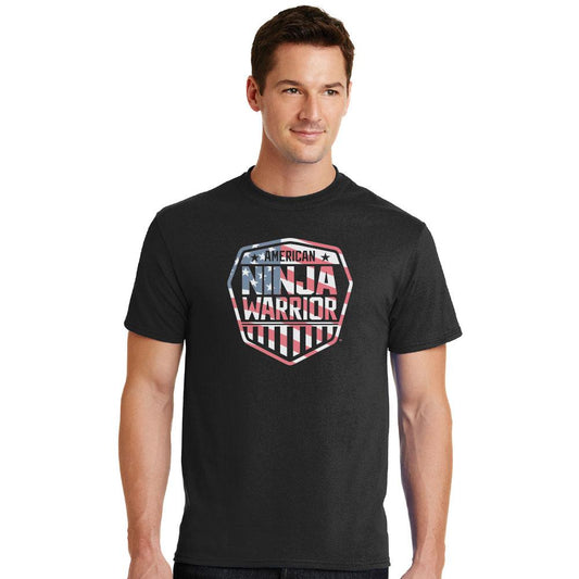 American Ninja Warrior Americana Men's T-shirt-0