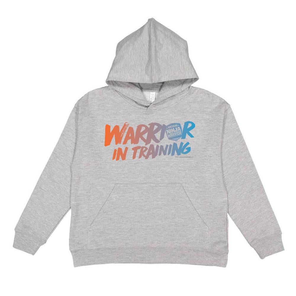 Warrior In Training Kids Hooded Sweatshirt