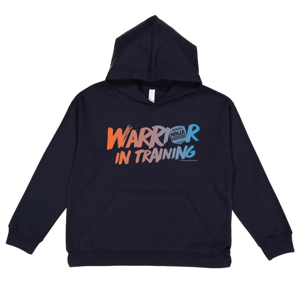 Warrior In Training Kids Hooded Sweatshirt