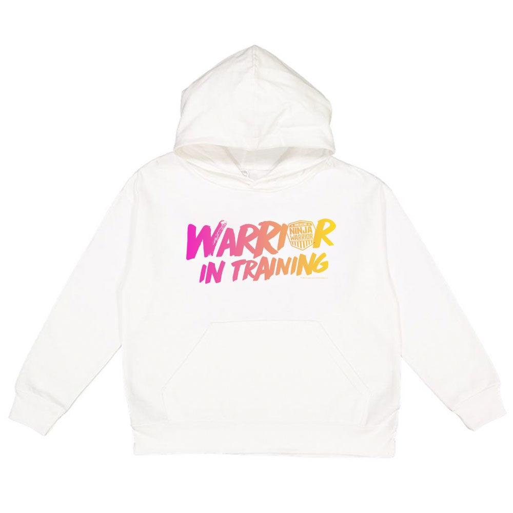 Warrior In Training Kids Hooded Sweatshirt