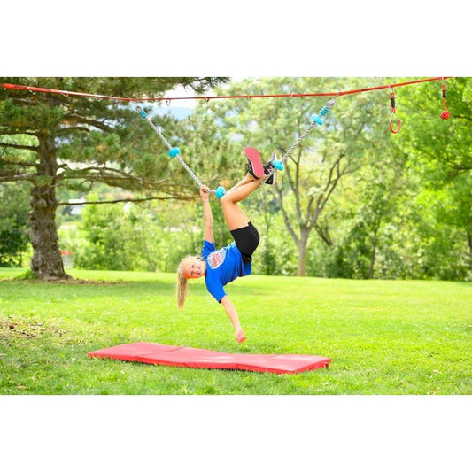 American Ninja Warrior™ Dual Climbing Rope - 8ft Long with Dual Use-1