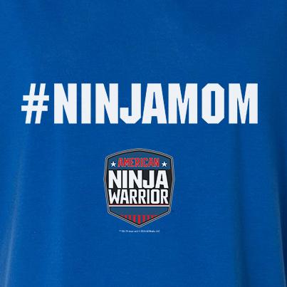 American Ninja Warrior #Ninjamom Women's Relaxed V-Neck T-Shirt