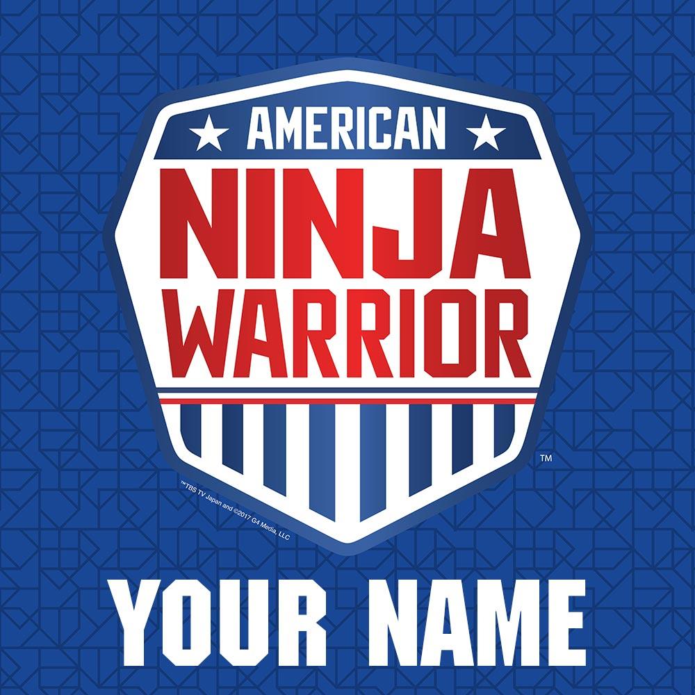 Personalized American Ninja Warrior Sherpa Blanket