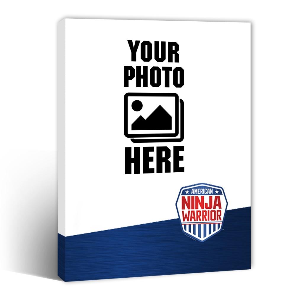 Personalized American Ninja Warrior Gallery Wrapped Canvas - 16" X 20"