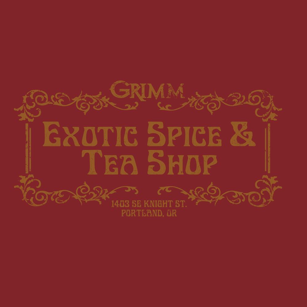 Grimm Exotic Spice & Tea Shop White Mug