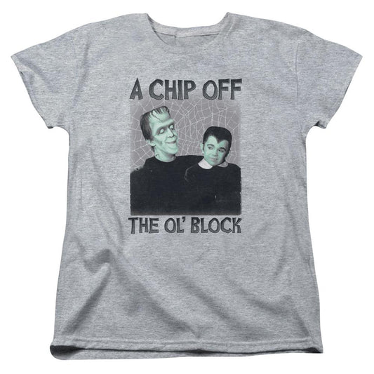 The Munsters A Chip Off the Ol' Block Women's Short Sleeve T-Shirt-0