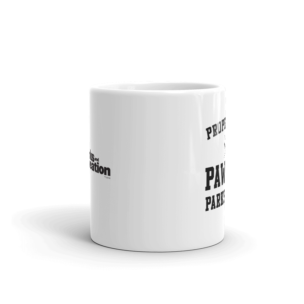 Parks and Recreation Property of Pawnee White Mug