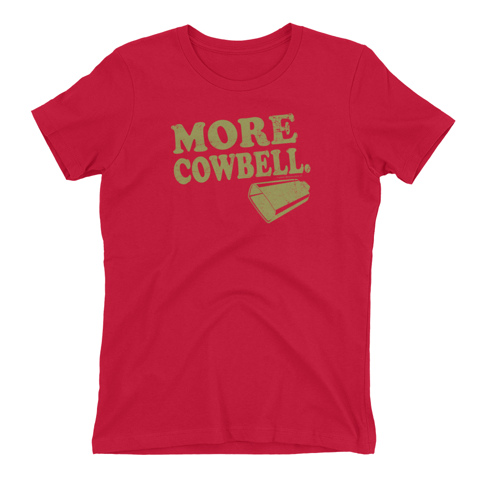 Saturday Night Live More Cowbell Women's Short Sleeve T-Shirt