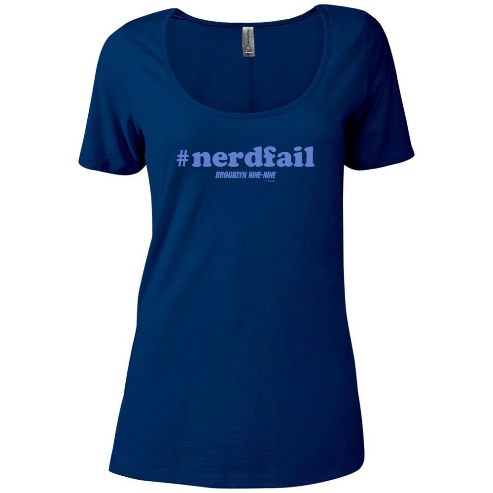 Brooklyn Nine-Nine #nerdfail Women's Relaxed Scoop Neck T-Shirt