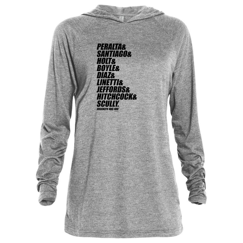 Brooklyn Nine-Nine Ampersand Tri-Blend Raglan Hoodie