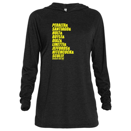 Brooklyn Nine-Nine Ampersand Tri-Blend Raglan Hoodie