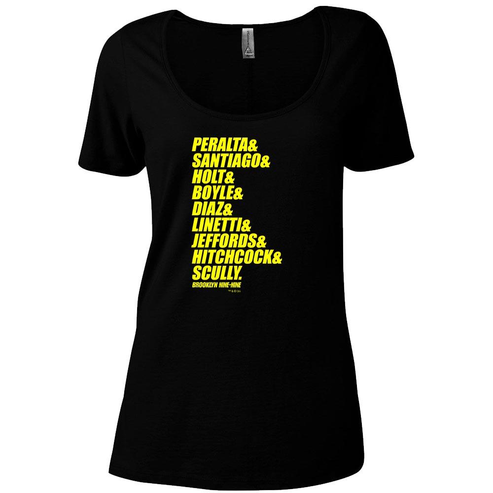 Brooklyn Nine-Nine Ampersand Women's Relaxed Scoop Neck T-Shirt