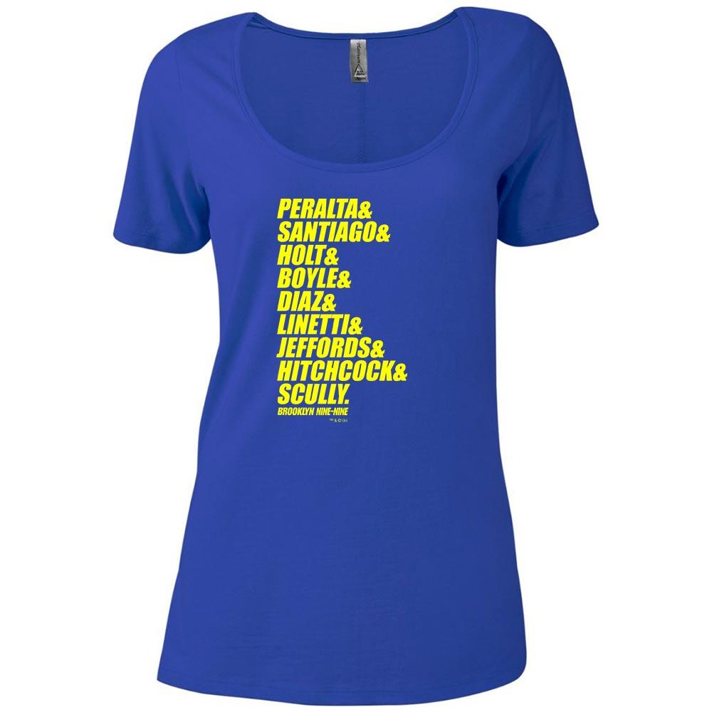 Brooklyn Nine-Nine Ampersand Women's Relaxed Scoop Neck T-Shirt
