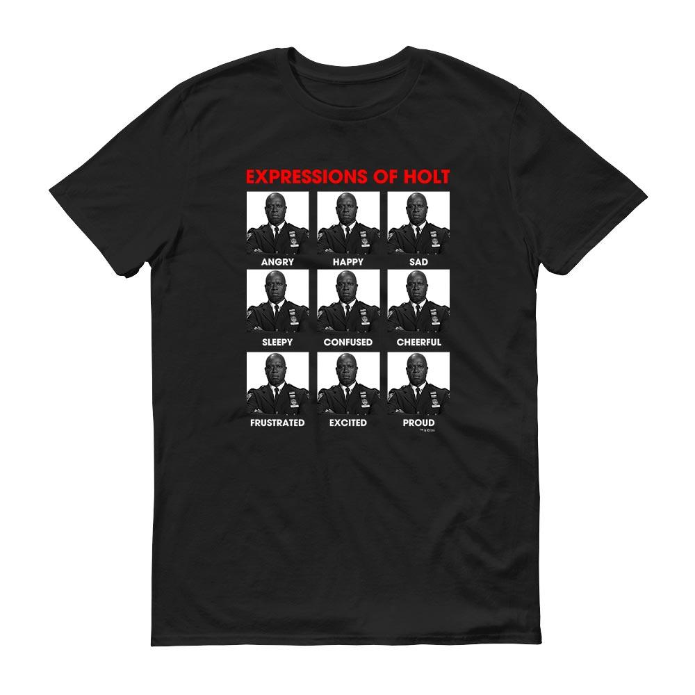 Brooklyn Nine-Nine Expressions of Holt Men's Short Sleeve T-Shirt