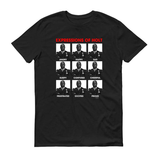 Brooklyn Nine-Nine Expressions of Holt Men's Short Sleeve T-Shirt
