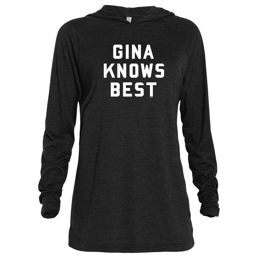 Brooklyn Nine-Nine Gina Knows Best Tri-Blend Raglan Hoodie