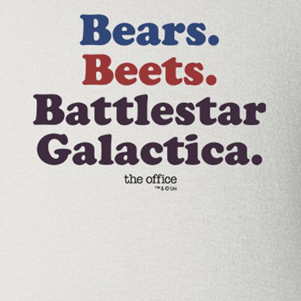 The Office Bears. Beets. Battlestar Galactica Baby Bodysuit