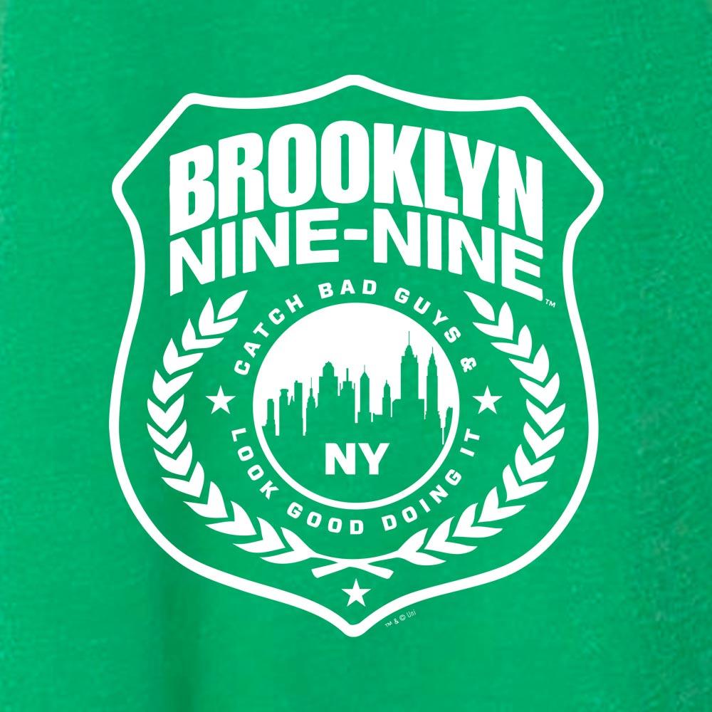 Brooklyn Nine-Nine Badge St. Patrick's Day Women's Tri-Blend Dolman T-Shirt