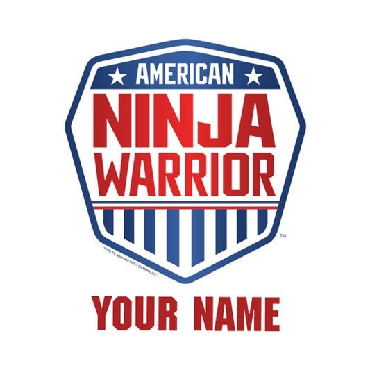 Personalized American Ninja Warrior Cotton Drawstring Backpack-1