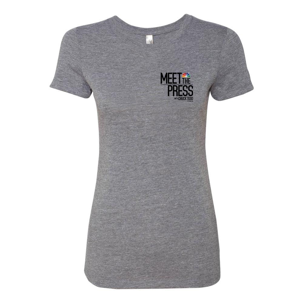 Meet The Press Women's Tri-Blend Short Sleeve T-Shirt