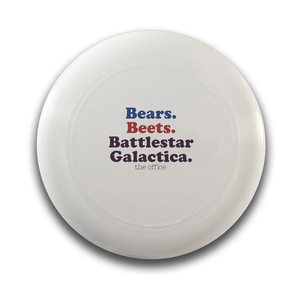 The Office Bears. Beets. Battlestar Galactica Frisbee