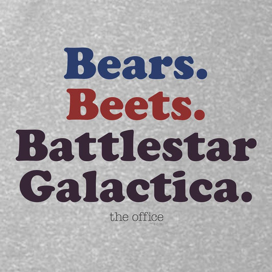 The Office Bears. Beets. Battlestar Galactica Women's Relaxed Scoop Neck T-Shirt-1